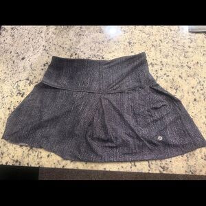 Lululemon Athletica Charcoal Mini Skirt